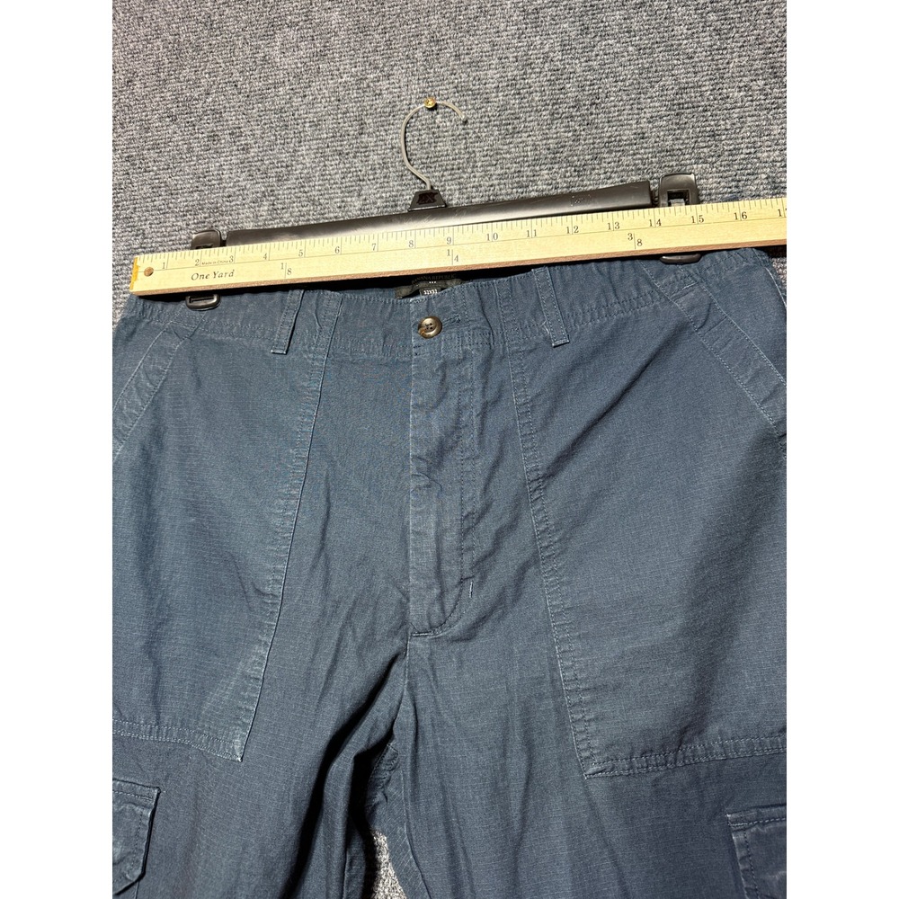 Banana Republic Cargo Pants Mens 32x32 Blue Excellent Ripstop Cotton - Picture 6 of 9